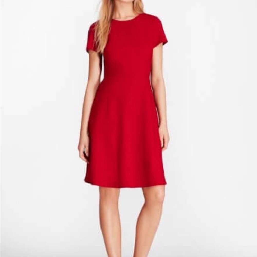 Brooks Brothers Classic Red Midi Dress
